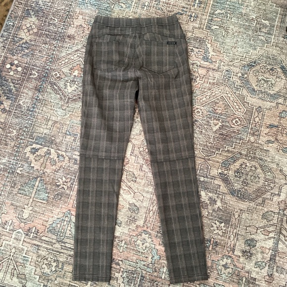 Sanctuary Women’s Gray Plaid Slim Fit Pull On Pants Size XS - Picture 3 of 8